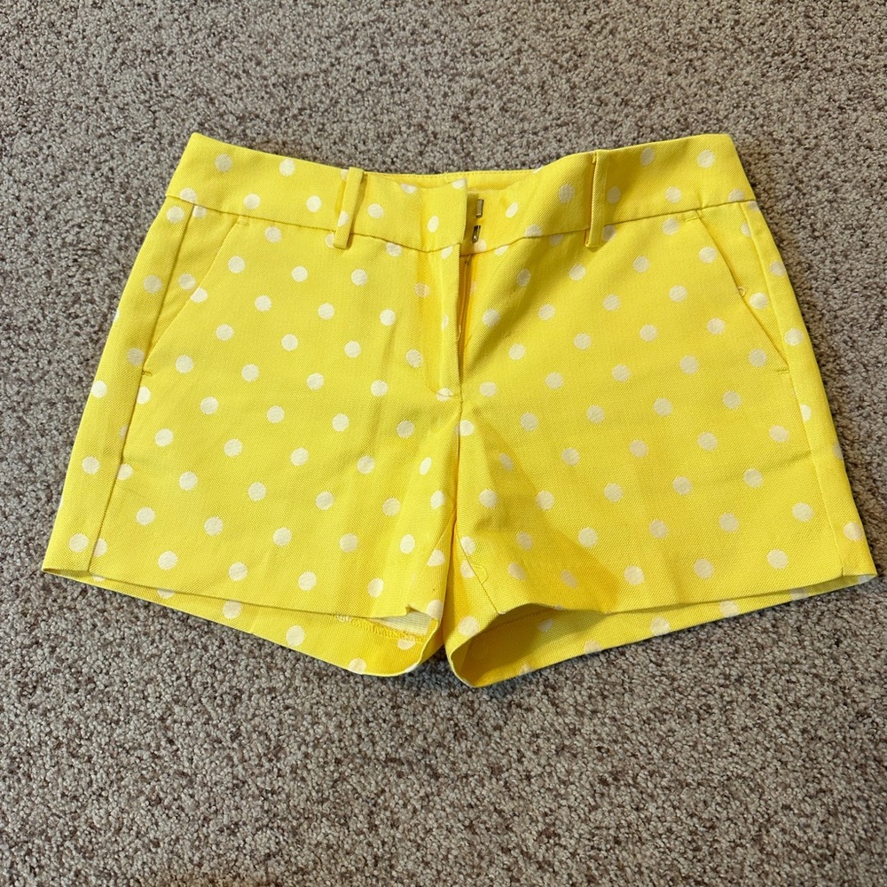 Anne Taylor yellow summer shorts